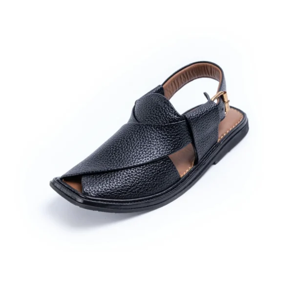 Peshawari Chappals Black