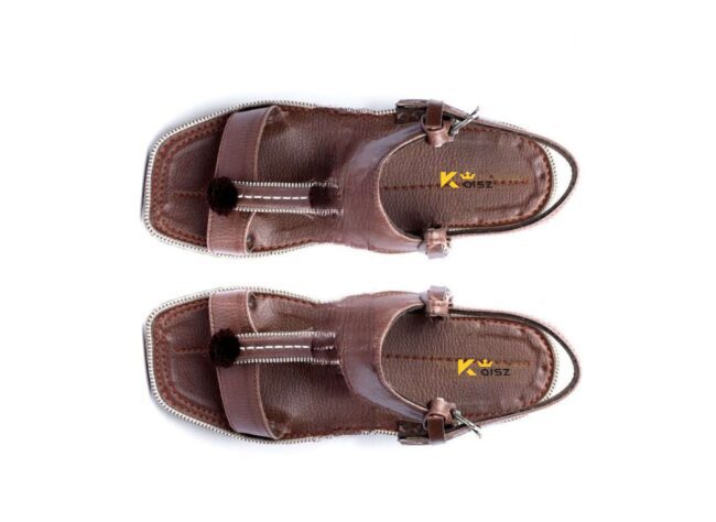 Kohati Chappal Leather Brown (1)