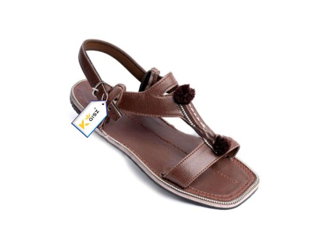 Kohati Chappal Leather Brown (1)