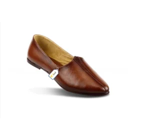 Khussa For Men Traditional Leather Khusa Brown