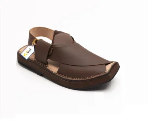 Kaptaan Chappal Dark Brown Peshawari Chappal Sandal