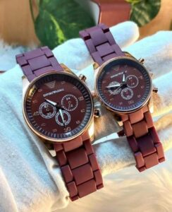 Brown Couple Watch --kaisz