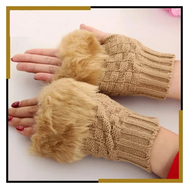 Fingerless Winter Gloves