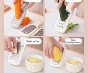 Multi Functional Fruit Vegetable Grater Household Handheld Stainless Steel Cheese Grater kitchen tool