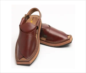 Kaptaan Chappal Maroon Peshawari Chappal Sandal