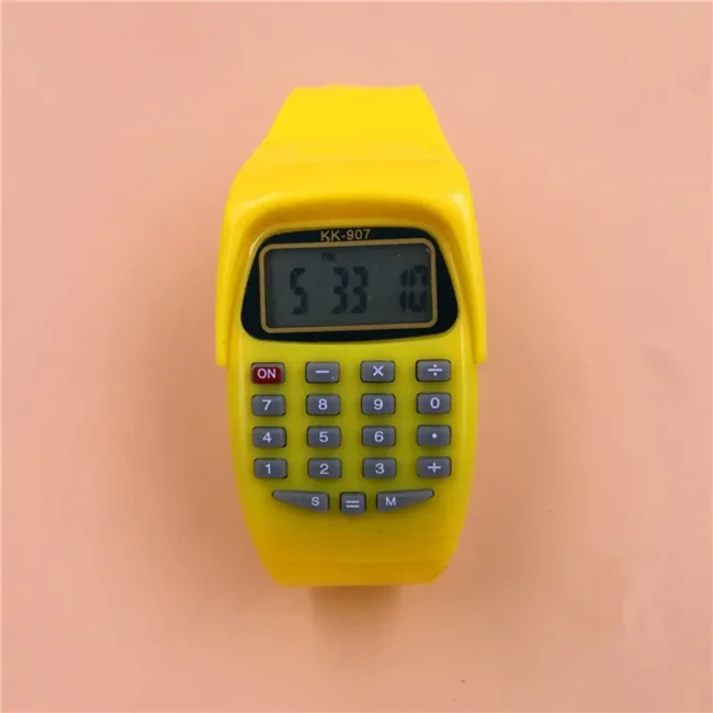 LED Calculator Watch