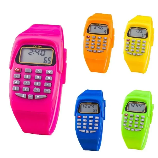 LED Calculator Watch