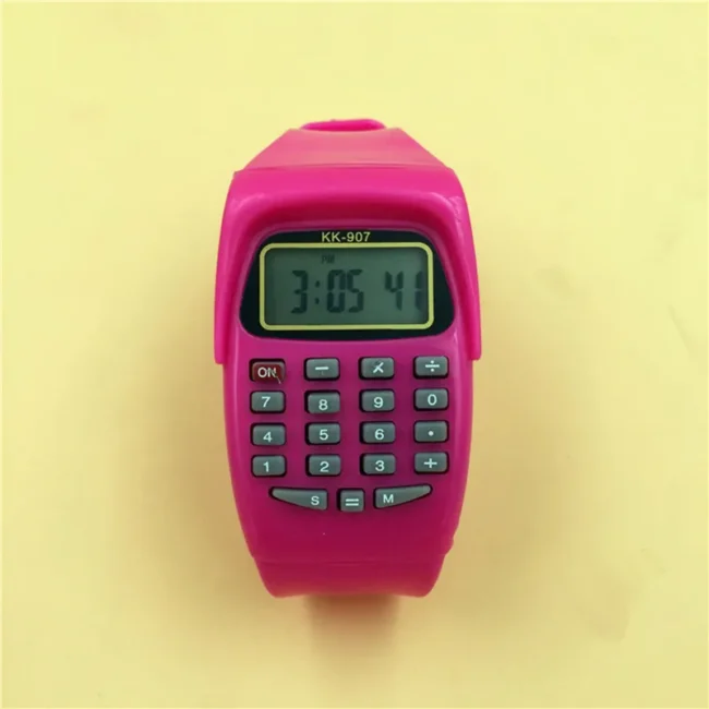 LED Calculator Watch