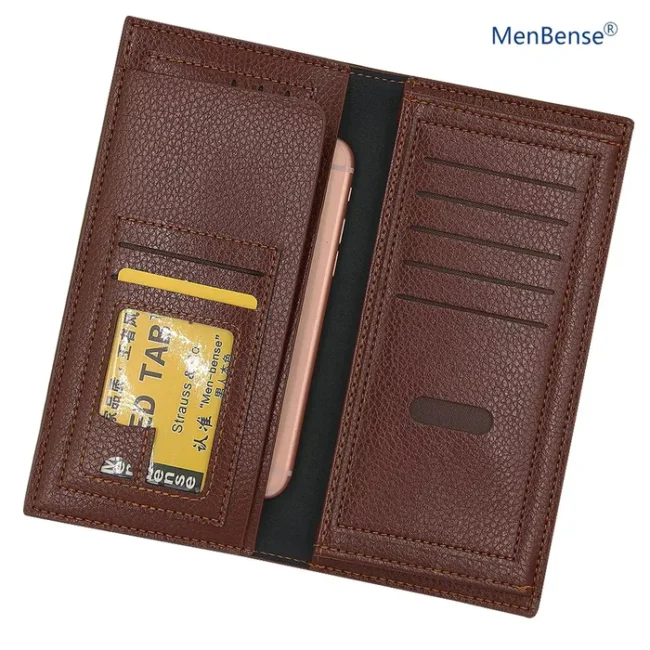 Long Wallet Brown for Cell Phones