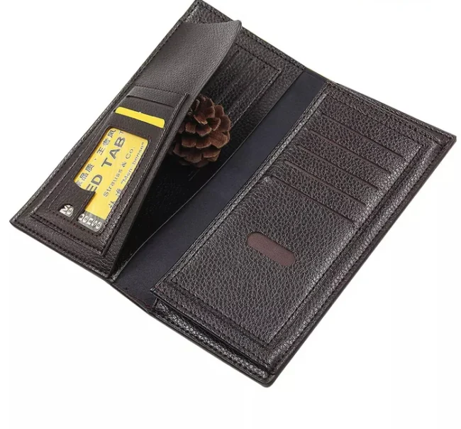 Long Wallet Brown for Cell Phones