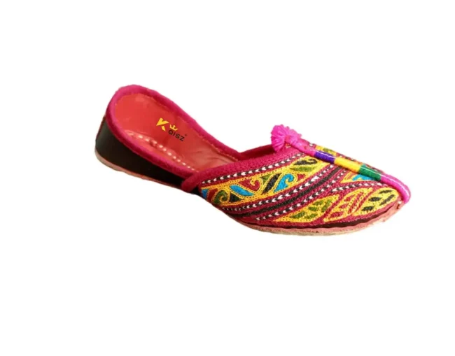 Multani Ladies Khussa Multi colors Fancy Nagra