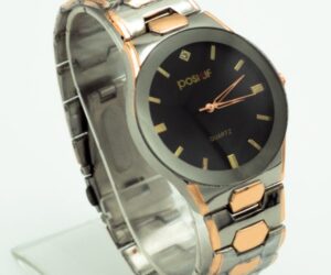 Positif Stainless Steel Water Resistant Wrist Watch for Men