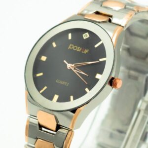 Positif Stainless Steel Water Resistant Wrist Watch