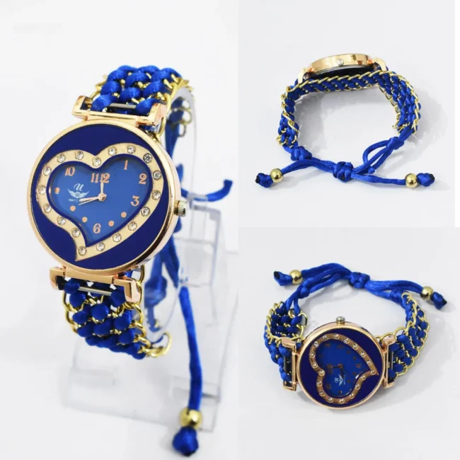 Quartz Heart Shape Bracelet Watch For Girls - Image 11