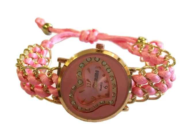 Quartz Heart Shape Bracelet Watch For Girls - Image 6