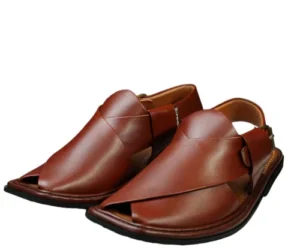 Smart Zalmi Chappal Classic (Burgundy)Shine Leather