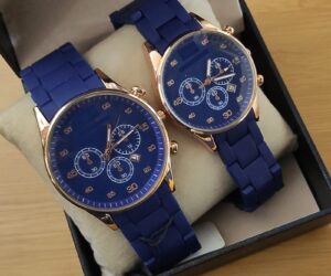 100% Imported Premium Quality Navy Couple Watch Men and Women New Design