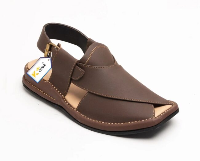 Zalmi Chappal Peshawari matte brown (1)