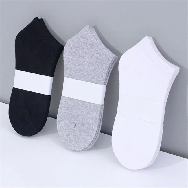 3 Pairs Cotton Ankle Socks