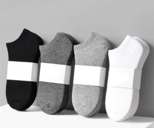 Pack Of 4 Pairs Cotton Ankle Socks For Men