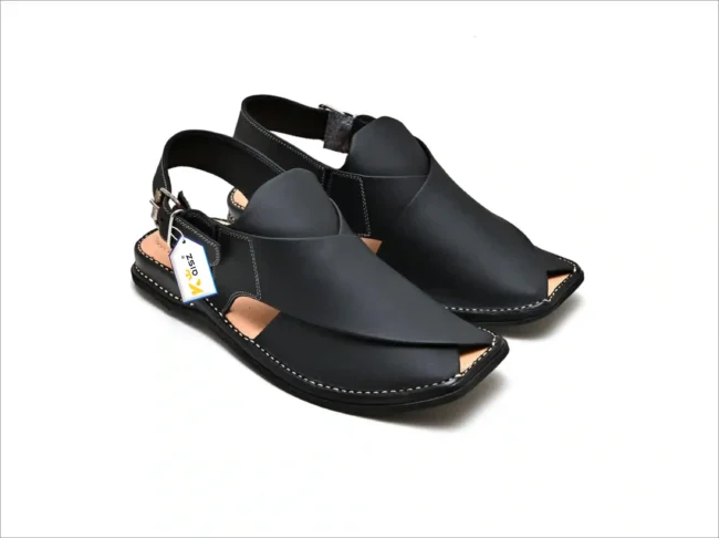 zalmi chappal matt black_11zon