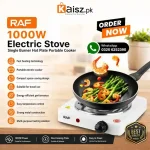 1000W Electric Stove Single Burner Hot Plate Portable Cooker