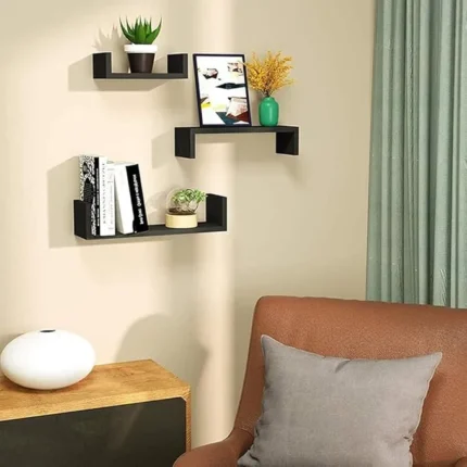 3pc Floating Wall Shelves Decor for Stylish Space