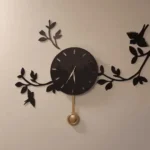 Birds on Branches Scenic Pendulum Clock 2