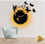 3D Fairy Clock with butterflies