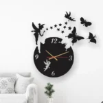 3D Fairy Clock with butterflies