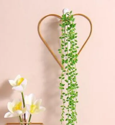 4pcs Wall-mounted Glass Vase Home Decor Wall Decoration