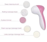 ALT Text 5-in-1 Facial Cleansing Brush for Deep Face Cleaning and Gentle Massage in Pakistan