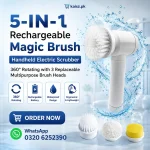 5-in-1 Rechargeable Magic Brush Electric Scrubber for Home Cleaning Pakistan