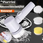 5-in-1 Rechargeable Magic Brush Electric Scrubber for Home Cleaning Pakistan