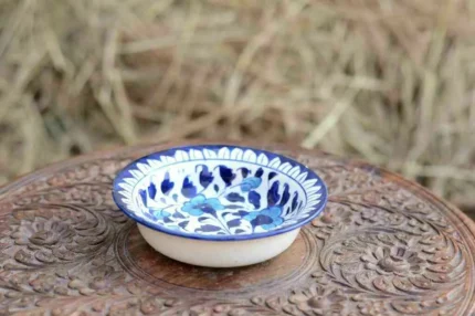 Blue Pottery Bowl --