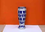 Blue Pottery Flower Vase