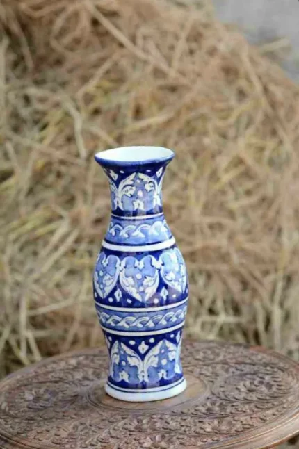 Blue Pottery Vase