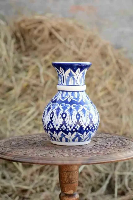 Blue Pottery Vase