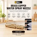 Brass water spray nozzle Pakistan for garden hose and car washing