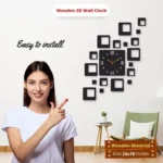 Buy wooden wall clock Pakistan (6)