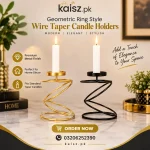 Customize Geometric Ring Style Wire Taper HoldersCustomize Geometric Ring Style Wire Taper Holders
