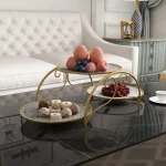 Elegant fruit plate dessert display stand for dining table decor
