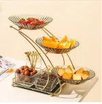 Elegant glass dessert serving bowls for dining table Pakistan