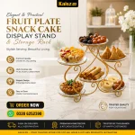 Fruit Plate Snack Cake Display Stand & Storage Rack