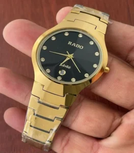 Golden Ceramic Rado Diastar Watch (5)