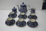 Handmade Blu Pottery Tea Set