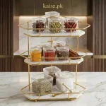Luxury Makeup Organizer Pakistan gold makeup organizer with perfume storage display