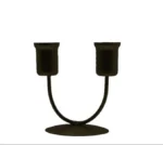 Metal Candle Holder 2 Arm