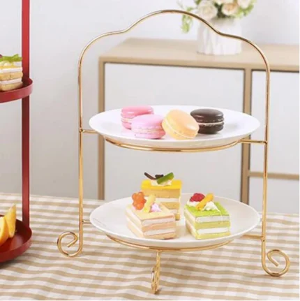 Metal Tiered Cake Serving Rack