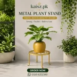 Metal Plant Stand: Strong Iron Flower Pot Holder